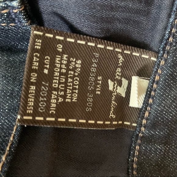7 FAMK 7 For All Mankind Crop Dojo size 28 - Picture 6 of 11
